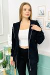 158894 Kapsonlu Fermuarli Sweatshirt